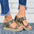 Wedge Heel Slippers Casual Sandals Hemp High Wedge Heel Shoes - ChicaLux