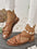 Roman Slip-on Cross Strap Flat Sandals