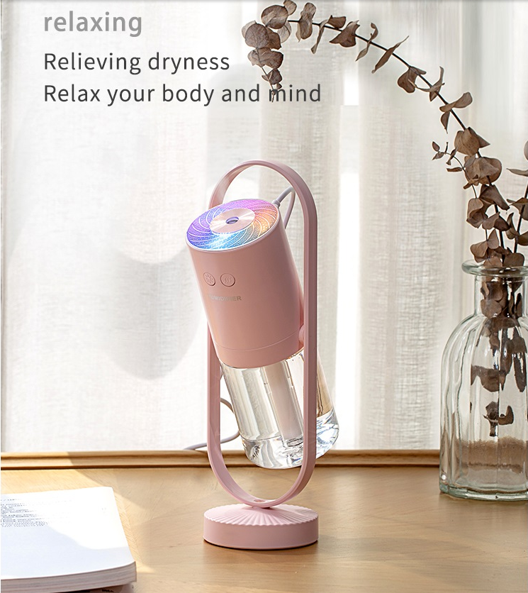 Magic Shadow USB Air Humidifier For Home With Projection Night Lights Ultrasonic Car Mist Maker Mini Office Air Purifier - ChicaLux