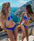 Europa y los Estados Unidos Sexy Split Bikini señoras traje de baño moda lindo triángulo de colores sólidos BIKINI traje de baño