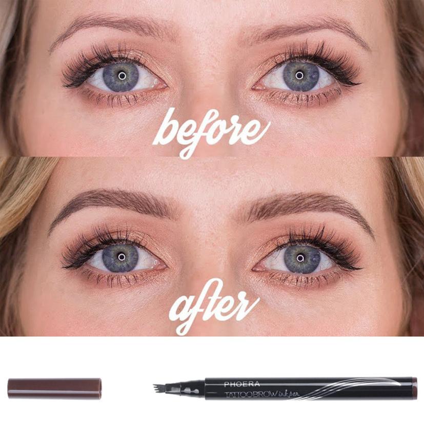 New Long Lasting Ultra-Fine Four-Comb Eyebrow Pencil - ChicaLux