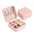 Creative travel portable jewelry box earrings earrings jewelry storage box leather small jewelry bag - ChicaLux