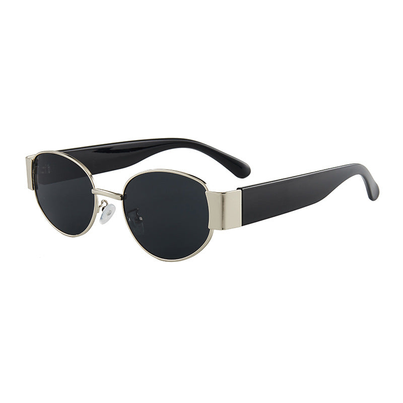 Trendy Small Frame Round Sunglasses Women Men Luxury - ChicaLux