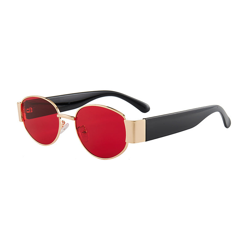 Trendy Small Frame Round Sunglasses Women Men Luxury - ChicaLux
