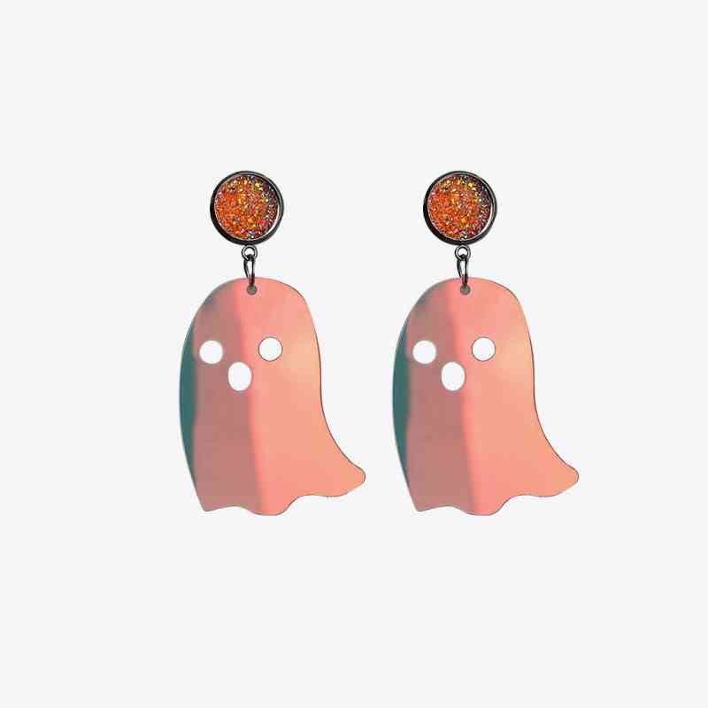 Ghost Shape Acrylic Dangle Earrings - ChicaLux