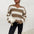 women's casual thin long sleeve striped sweater