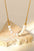 Collar de perlas de agua dulce bañado en oro de 18 quilates