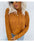 suéter de mujer de manga larga con giro de color sólido superior 
