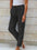 Pantalones de pierna ancha de color sólido con cintura elástica para mujer Pantalones sueltos 