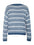 Women's new round neck long sleeve striped sweater